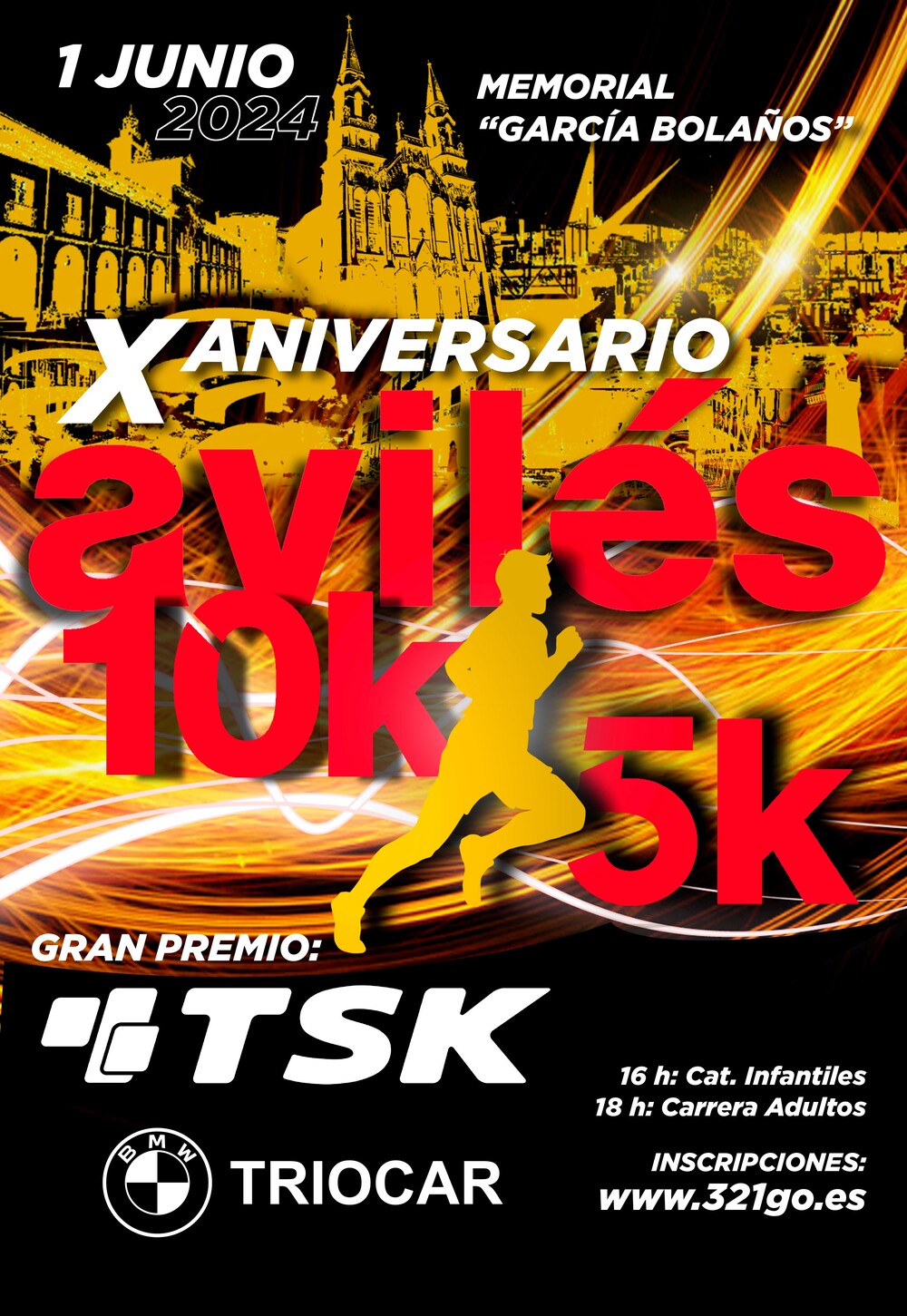 X Aniversario 10K AVILES Gran Premio TSK “Memorial García Bolaños”