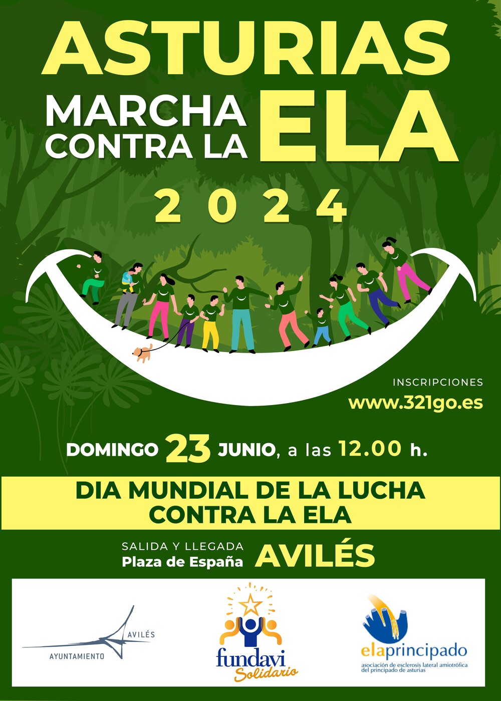 ASTURIAS MARCHA CONTRA LA ELA - 2024