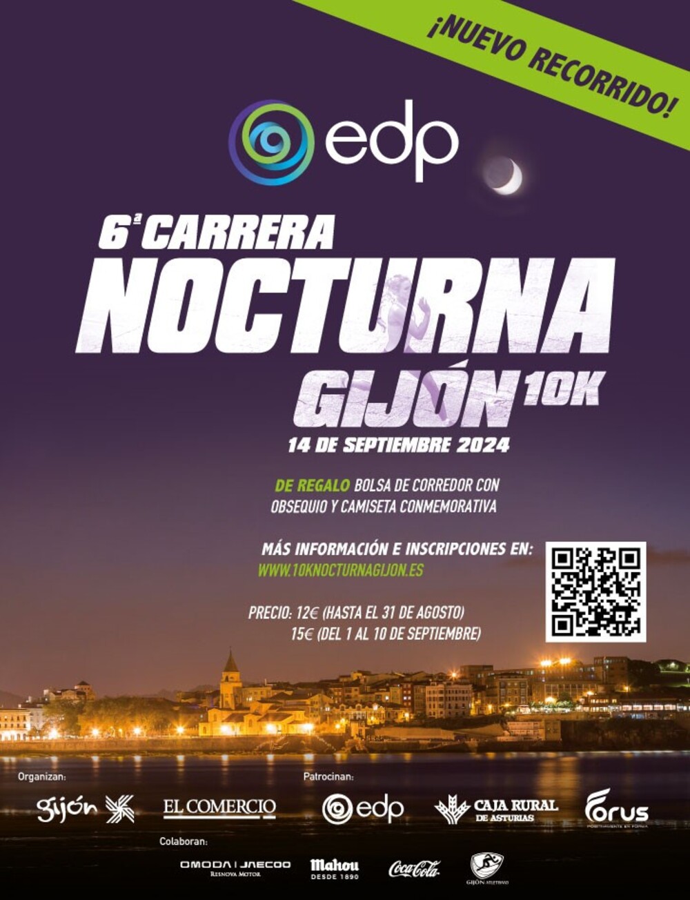 6ª Carrera EDP Nocturna Gijón 10k 