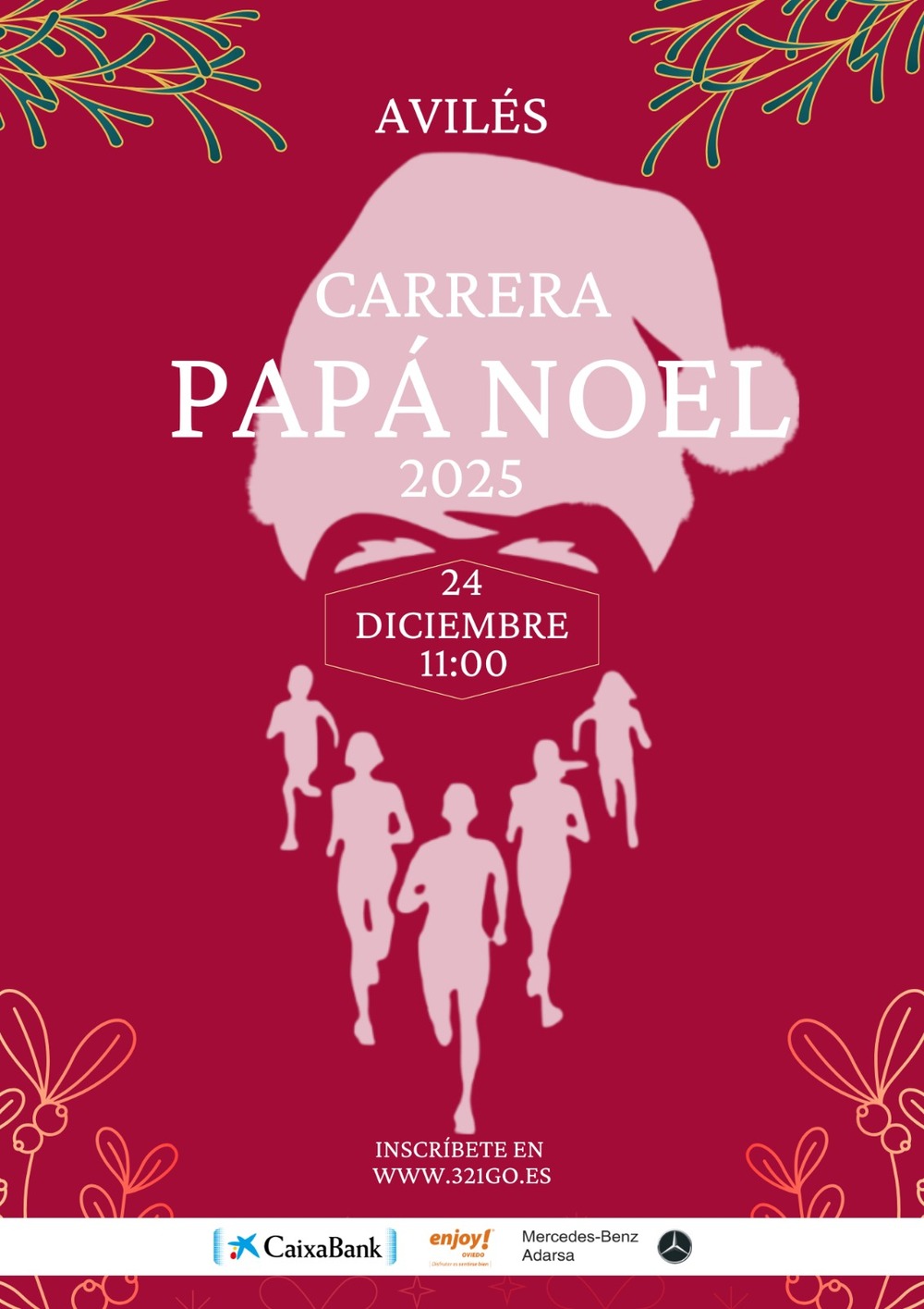 Carrera Papá Noel Aviles 2025