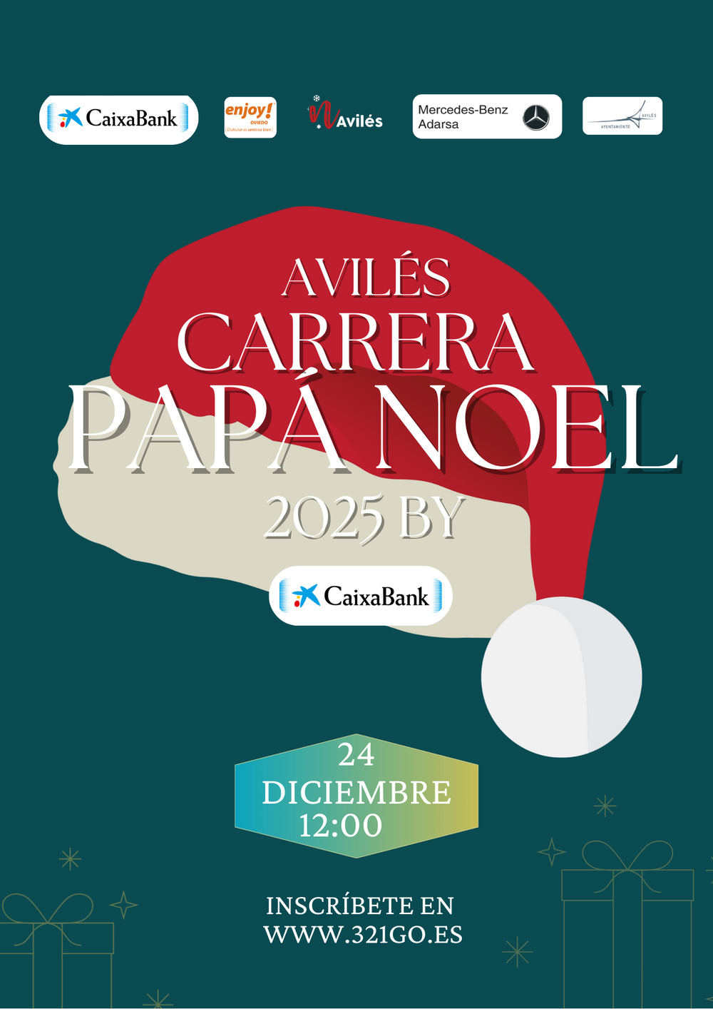 Carrera Papá Noel Aviles 2025 by Caixabank