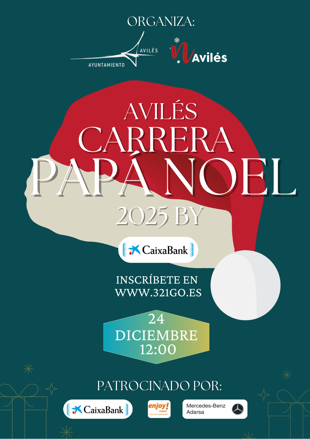 Carrera Papá Noel Aviles 2025 by Caixabank
