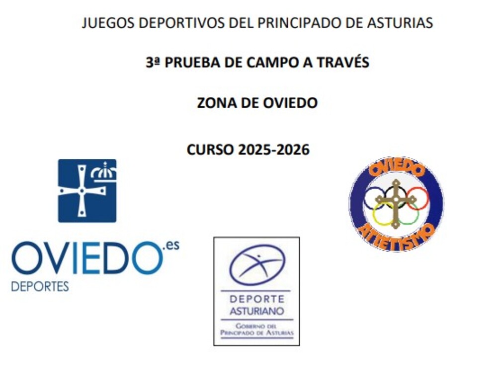 Campo a Través Escolar Zonal de  Oviedo - 2026