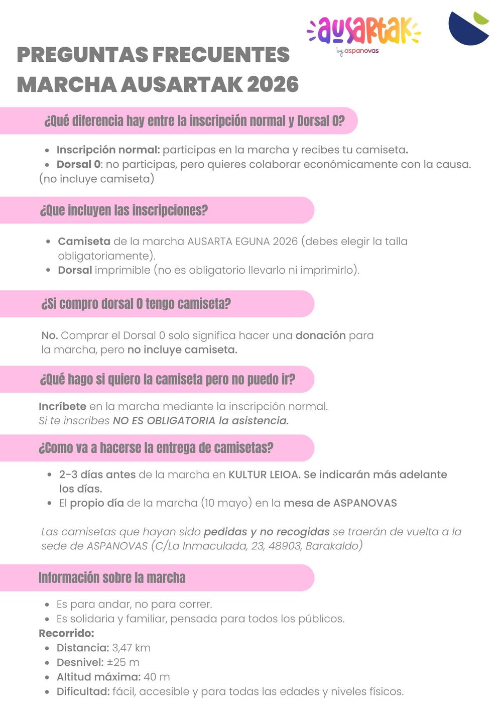 AUSARTAK I. Martxa Solidarioa.