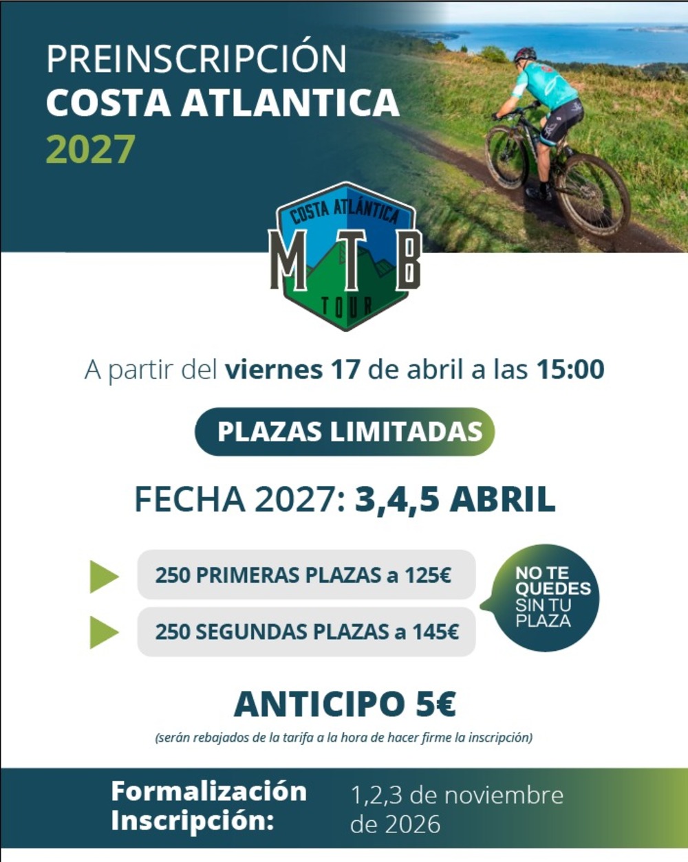 Costa Atlantica MTB Tour 2027