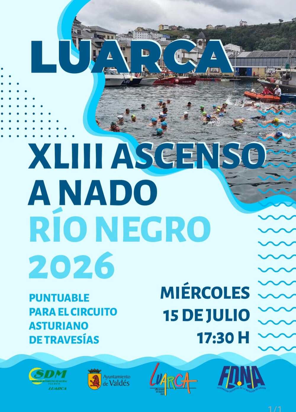 XLIII ASCENSO A NADO AL RIO NEGRO 2026